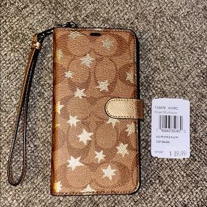 Apple iPhone XS Max Coach phone wallet